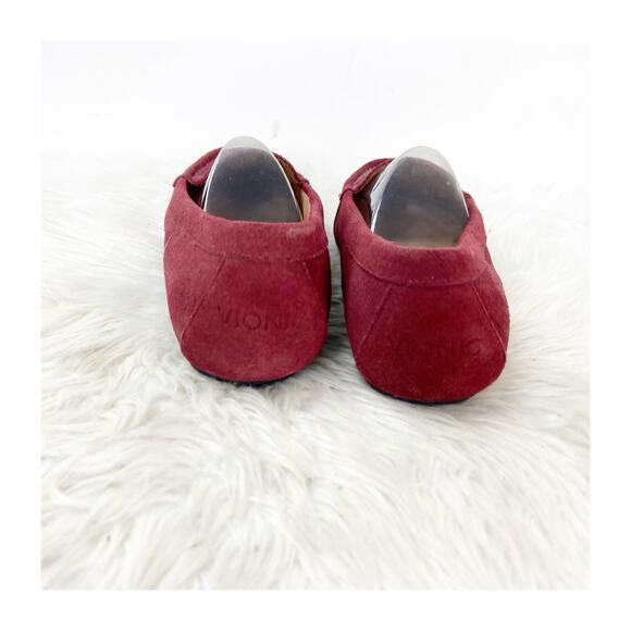 Vionic Red Suede Loafers - Picture 4 of 11